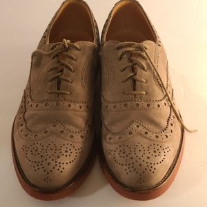 Bally Brown Wingtip Suede Size 9 D